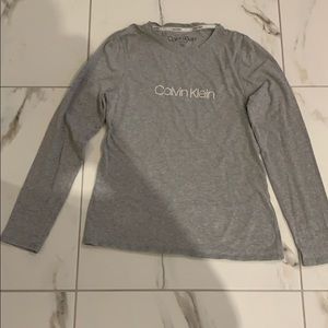 Calvin Klein grey sleep shirt size S